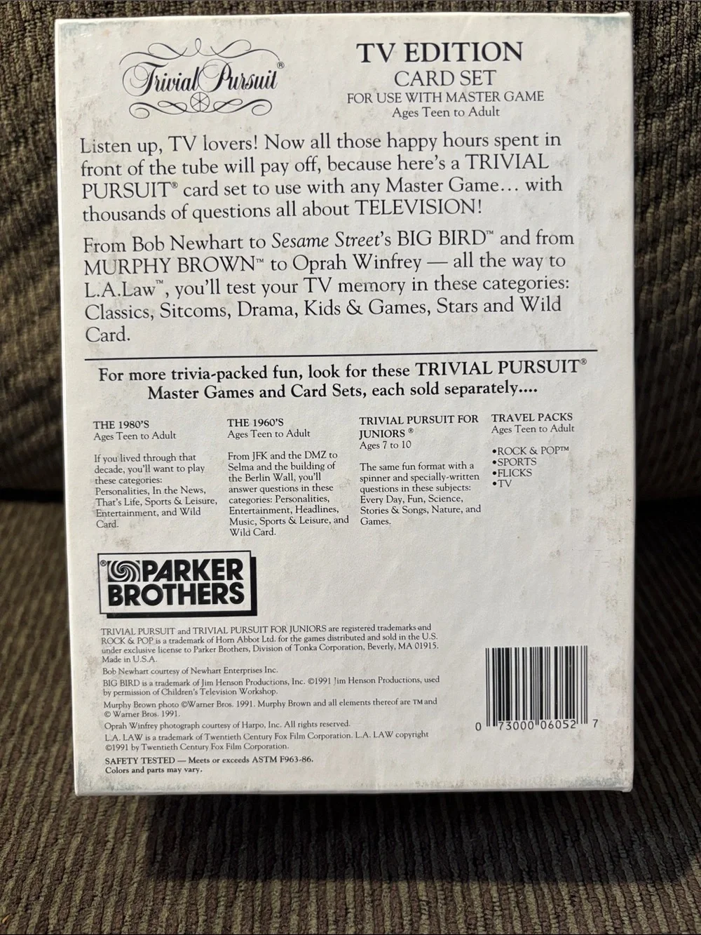 TV Edition Card Set - Purple